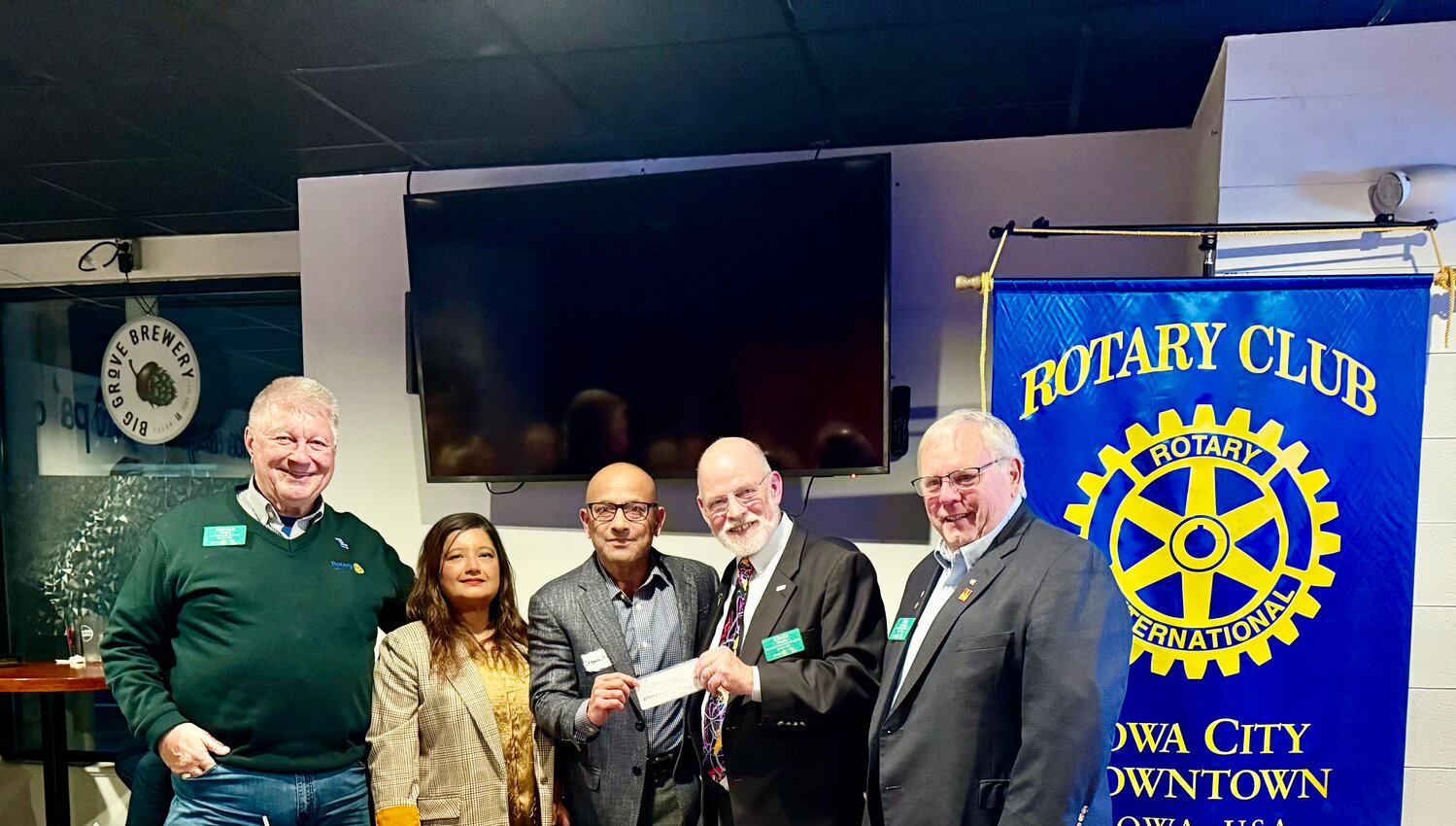 Giri LLC of West Liberty donates $10,000 to Rotary's fight to end polio